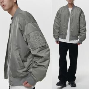 Musinsa Standard Bomber Jacket Dusty Khaki Size XL